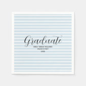 Benutzerdefinierter Graduate Nautical Strip Serviette (Vorderseite)