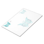 Benutzerdefinierter großer Editor mit Musterhinter Notizblock (angewinkelt)