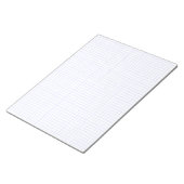 Benutzerdefinierter großer Graphikpapier-Notizbloc Notizblock (angewinkelt)