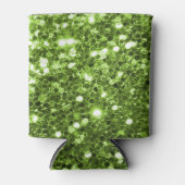 Benutzerdefinierter grüner Glitzer kann kühler wer Dosenkühler (Vorderseite)