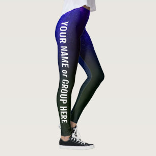 Benutzerdefinierter Gruppenname und Leggings für