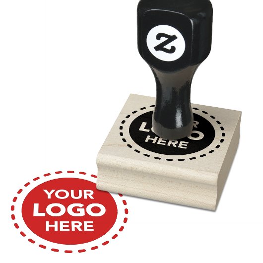 Benutzerdefinierter Gummistempel mit Logo zur Mark