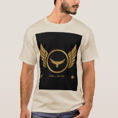 Benutzerdefinierter, gut gefertigter Text-Adler-Bi T-Shirt (Vorderseite)