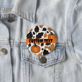 Benutzerdefinierter Halloween-Button, Herbstblatt- Button (Beispiel)