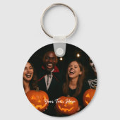 Benutzerdefinierter Halloween-Schlüsselanhänger -  Schlüsselanhänger (Rückseite)