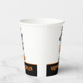 benutzerdefinierter Halloween-Text Pappbecher (Rechts)