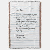 Benutzerdefinierter handgeschriebener Brief an die Decke (Vorderseite Vertikal)