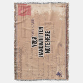 Benutzerdefinierter handgeschriebener Letter Senti Decke (Vorderseite Vertikal)