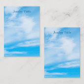 Benutzerdefinierter handgeschriebener Skriptname B Mitteilungskarte (Vorne/Hinten)