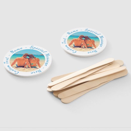 Benutzerdefinierter Handlüfter mit Fotos und Text Fächer (Non-assembled)