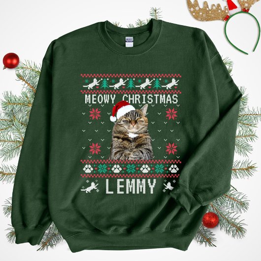 Benutzerdefinierter hässlicher Weihnachtspullover Sweatshirt