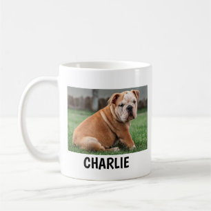 Benutzerdefinierter Haustier-Foto-Name-Becher Kaffeetasse