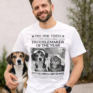 Benutzerdefinierter Haustier-Störenfried des Jahre T-Shirt
