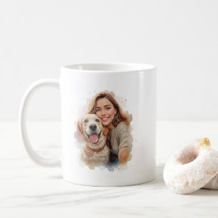 Benutzerdefinierter Haustier- und Besitzer-Becher Kaffeetasse