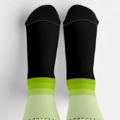 Benutzerdefinierter helldunkelbrauner schwarzer Fa Socken (Oben)