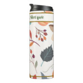Benutzerdefinierter Herbst Einfaches Design 12oz. Thermosbecher (Nach rechts gedreht)