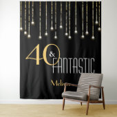 Benutzerdefinierter Hintergrund für das Black Gold Wandteppich (Beispiel)