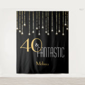 Benutzerdefinierter Hintergrund für das Black Gold Wandteppich (Vorderseite)