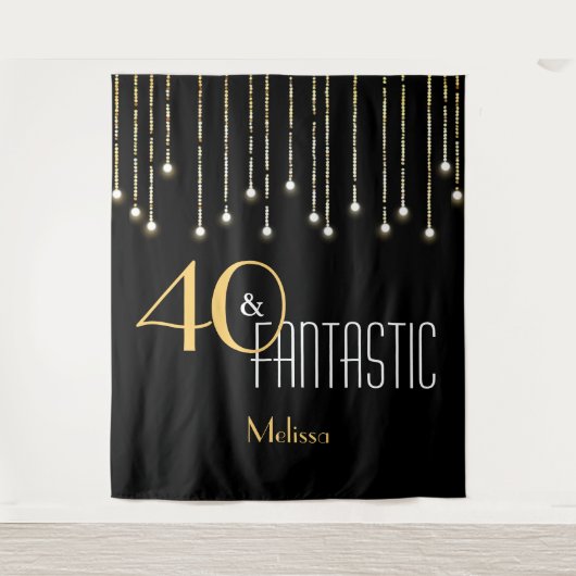 Benutzerdefinierter Hintergrund für das Black Gold Wandteppich (Vorderseite)