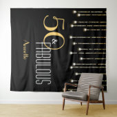 Benutzerdefinierter Hintergrund für das Black Gold Wandteppich (Beispiel (Horizontal))