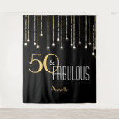 Benutzerdefinierter Hintergrund für das Black Gold Wandteppich (Vorderseite)