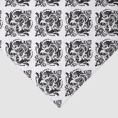 Benutzerdefinierter Hintergrund für schwarze Damas Seidenpapier (Ausschnitt)