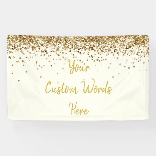 Benutzerdefinierter Hintergrund Geburtstagspartei Banner (Horizontal)