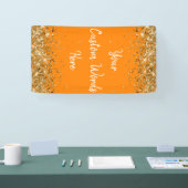 Benutzerdefinierter Hintergrund Geburtstagsparty F Banner (Messe)