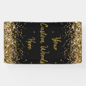 Benutzerdefinierter Hintergrund Geburtstagsparty F Banner (Horizontal)