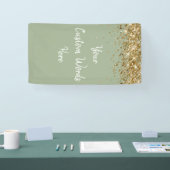 Benutzerdefinierter Hintergrund Geburtstagsparty F Banner (Messe)
