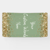 Benutzerdefinierter Hintergrund Geburtstagsparty F Banner (Horizontal)