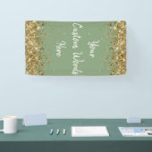 Benutzerdefinierter Hintergrund Geburtstagsparty F Banner (Messe)