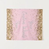 Benutzerdefinierter Hintergrund Geburtstagsparty F Wandteppich (Vorderseite (Horizontal))