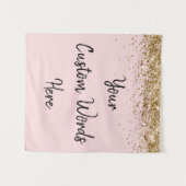 Benutzerdefinierter Hintergrund Personalisierter F Wandteppich (Vorderseite (Horizontal))