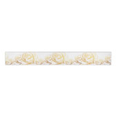 Benutzerdefinierter Hintergrund Vintage Rose Blume Ripsband (Vorderseite)