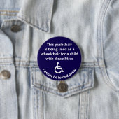 Benutzerdefinierter Hinweis: Kinderwagen-Rollstuhl Button (Beispiel)