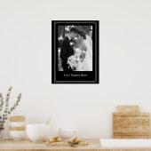Benutzerdefinierter Hochzeit-Portrait-Poster Poster (Küche)