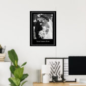 Benutzerdefinierter Hochzeit-Portrait-Poster Poster (Heimbüro)