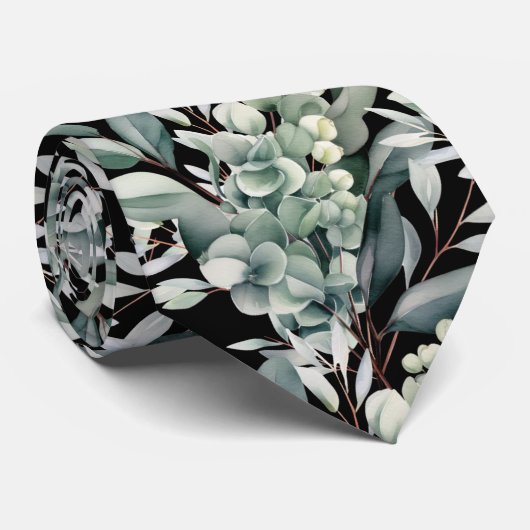 Benutzerdefinierter Hochzeitsname auf der Rückseit Krawatte (Gerollt)