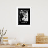 Benutzerdefinierter Hochzeitsposter Poster (Küche)