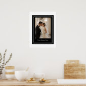 Benutzerdefinierter Hochzeitsposter Poster (Küche)