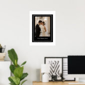Benutzerdefinierter Hochzeitsposter Poster (Heimbüro)