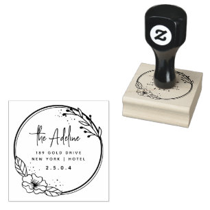 Benutzerdefinierter Hochzeitsstempel Gummistempel