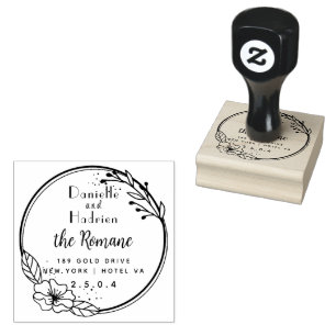 Benutzerdefinierter Hochzeitsstempel Gummistempel