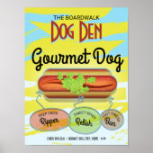 Benutzerdefinierter Hot Dog Poster (Vorne)