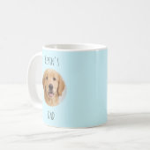 Benutzerdefinierter Hund-Foto-Becher | Personalisi Kaffeetasse (Vorderseite Links)