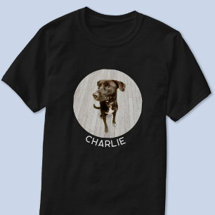 Benutzerdefinierter Hund Foto Name T-Shirt