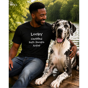 Benutzerdefinierter Hunde-Liebhaber   Zertifiziert T-Shirt