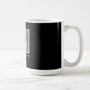 Benutzerdefinierter Husband-Text für Schwarzen Men Kaffeetasse