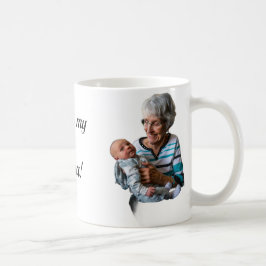 Benutzerdefinierter „Ich liebe meine Nana“ Foto-Ty Kaffeetasse